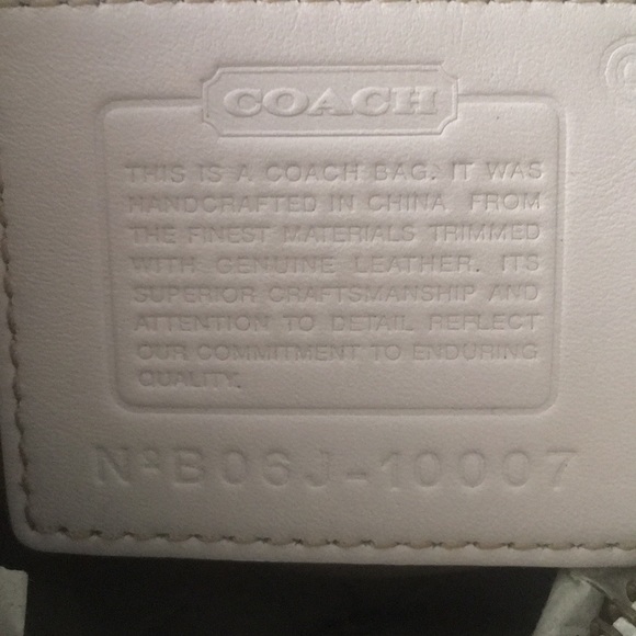 Nwt COACH Tie dye Canvas Leather Gold hobo bag purse - Picture 4 of 4